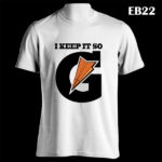 EB22 - I Keep It So G - White Tee (E)