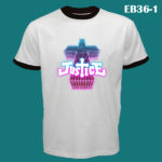 EB36-1 - Justice Cross - Ringer Tee