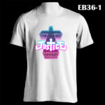 EB36-1 - Justice Cross - White Tee