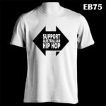 EB75 - Support Australian Hip Hop - White Tee