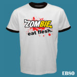 EB80 - Zombie Eat Flesh - Ringer Tee