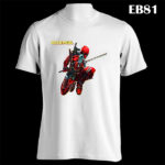 EB81 - Deadpool - White Tee