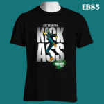 EB85 - Kick Ass - Black Tee