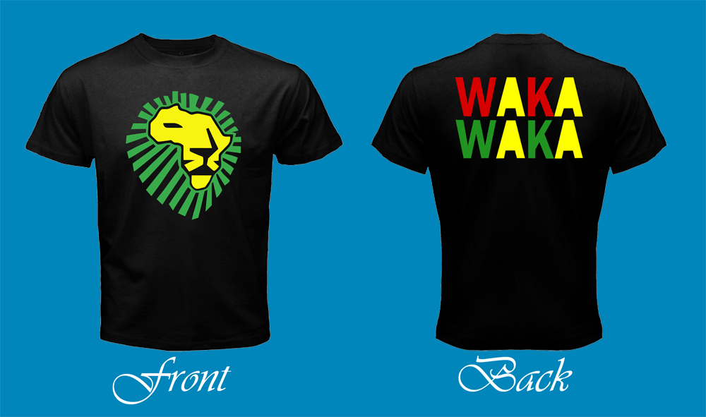 Lion for Waka Waka 3rd Art - For Black Tee Post