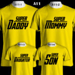 A11 - Super Family (Avengers Style) - Colour Tee