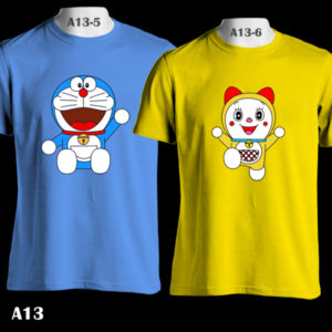 A13 - Doraemon & Dorami - Color Tee