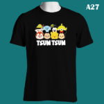 A27 - Tsum Tsum Disney - Black Tee (B)