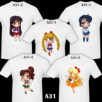 A31 - Sailormoon Team - White Tee