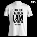 A35 - I Am Fashion Coco Chanel - White Tee
