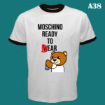 A38 - Moschino Ready To Bear - Ringer Tee (B)