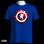 A39 - Captain America Shield - Color Tee