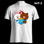 A47-3 - LINE Support Unicef - White Tee (B)