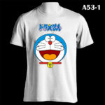 A53-1 - Doraemon Big Face - White Tee