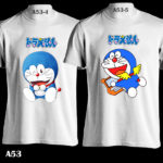 A53 - Doraemon Cupid Love - White Tee