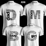 A56 - Universal Language Typography Family - White Tee Update