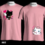 A65 - Nyanko Cat Love - Color Tee