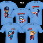 A67 - Captain America Chibi Collection - Color Tee