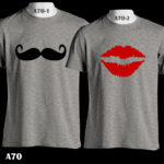 A70 - Moustache & Lips - Colour Tee Update