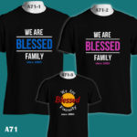 A71 - We Are Blessed Family - Color Tee Update