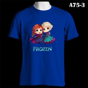 A75-3 - Frozen - Queen Elsa & Princess Anna - Color Tee