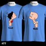 A77 - Baby Kissing Couple - Color Tee Update