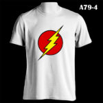 A79-3 - Flash Logo - White Tee