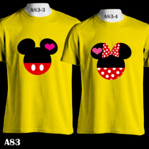 A83 - Mickey Minnie - Color Tee
