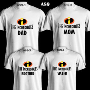A89 - The Incredible Family - White Tee Update