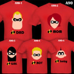 A90 - Incredibles Family - Color Tee