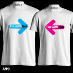 A99 - With Him & Her - White Tee Update