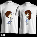 G01 - Couple Engage - White Tee gb