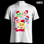 G03-1 - Baby Shark - White Tee