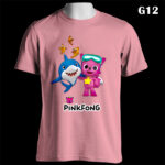 G12 - Baby Shark - Pink Fong - Color Tee