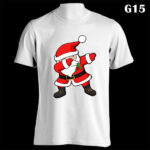 G15 - Dabbing Santa - White Tee