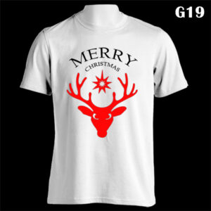 G19 - Merry Christmas - White Tee