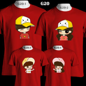 G20 - Cartoon Family - Color Tee