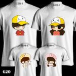 G20 - Cartoon Family - White Tee