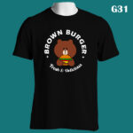 G31 - Brown Burger - Color Tee