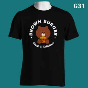 G31 - Brown Burger - Color Tee