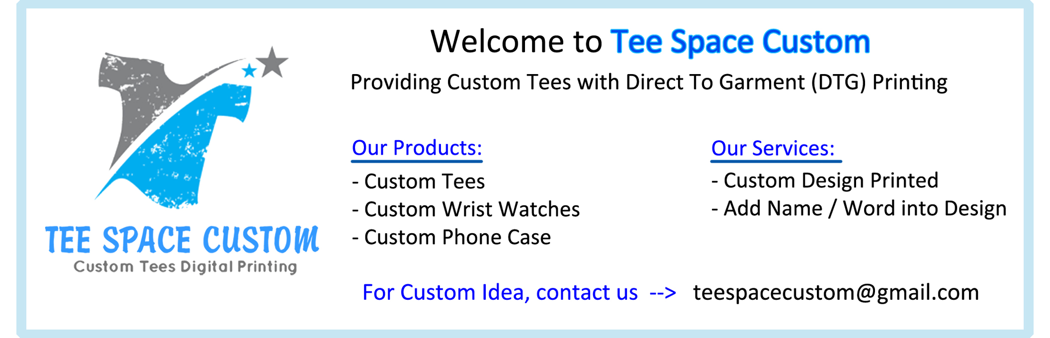 Tee Space Custom