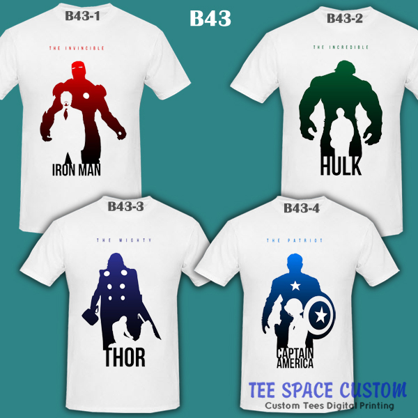 Iron Man Hulk Thor Captain America Marvel The Avengers T Shirt Medium Collectable Military