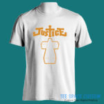 Justice Cross 2nd Art - Men White Tee (TSC)