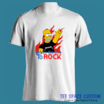 Never Too Old to Rock - Men White Tee (TSC)