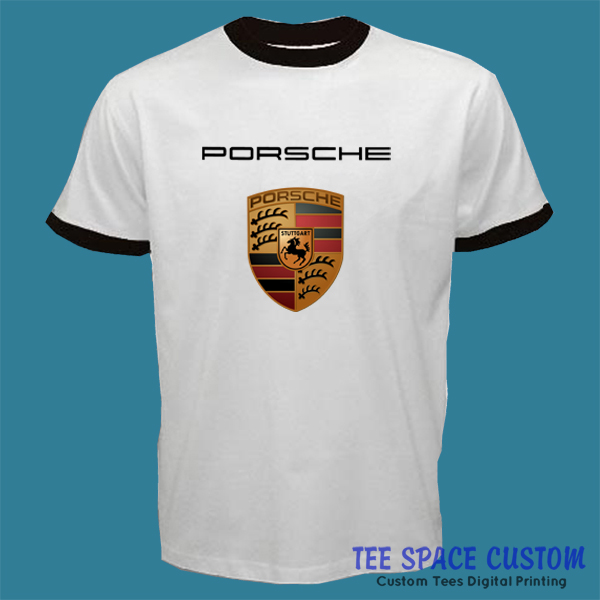 PORSCHE AG SE Car Logo 911 Cayenne Boxter Cayman Ringer T-Shirt | Tee ...