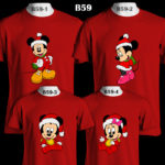 b59-mickey-minnie-santa-family-color-tee