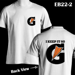 EB22-2 - I Keep It So G - White Tee (E)