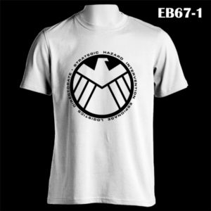 EB67-1 - SHIELD Avenger - White Tee (E)