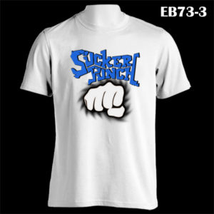 EB73-3 - Sucker Punch - White Tee (E)