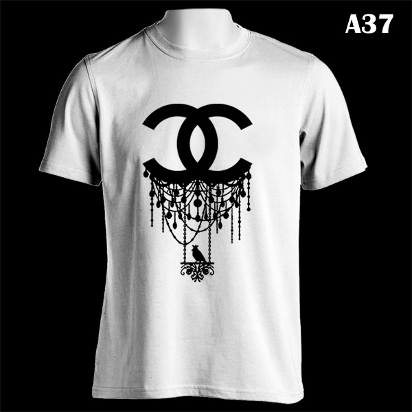 Coco Chanel Chain Fashion | A37 | White Custom T-Shirt | Tee Space Custom