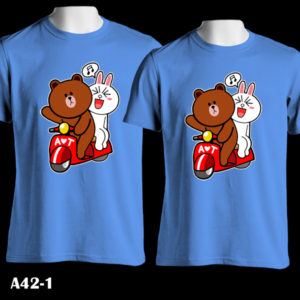 A42-1 - Brown & Cony Line - Color Tee